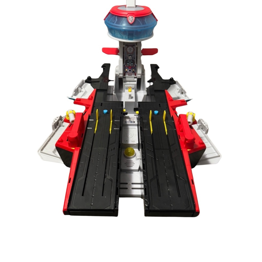 Paw Patrol: The Mighty Movie, Aircraft Carrier W/ Chase and Marshal + Cars